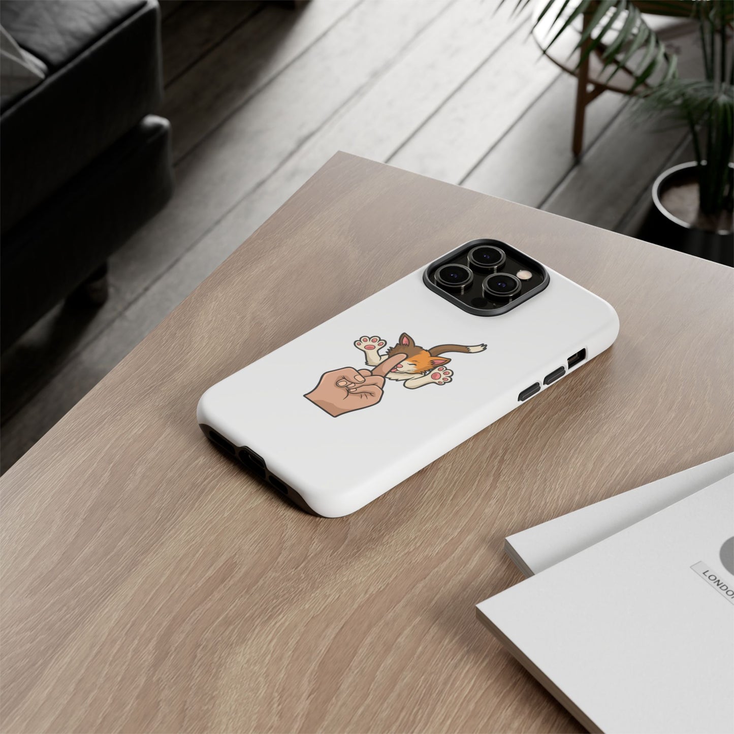 Annoyed cat Phone Case