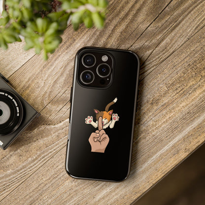 Annoyed cat Phone Case