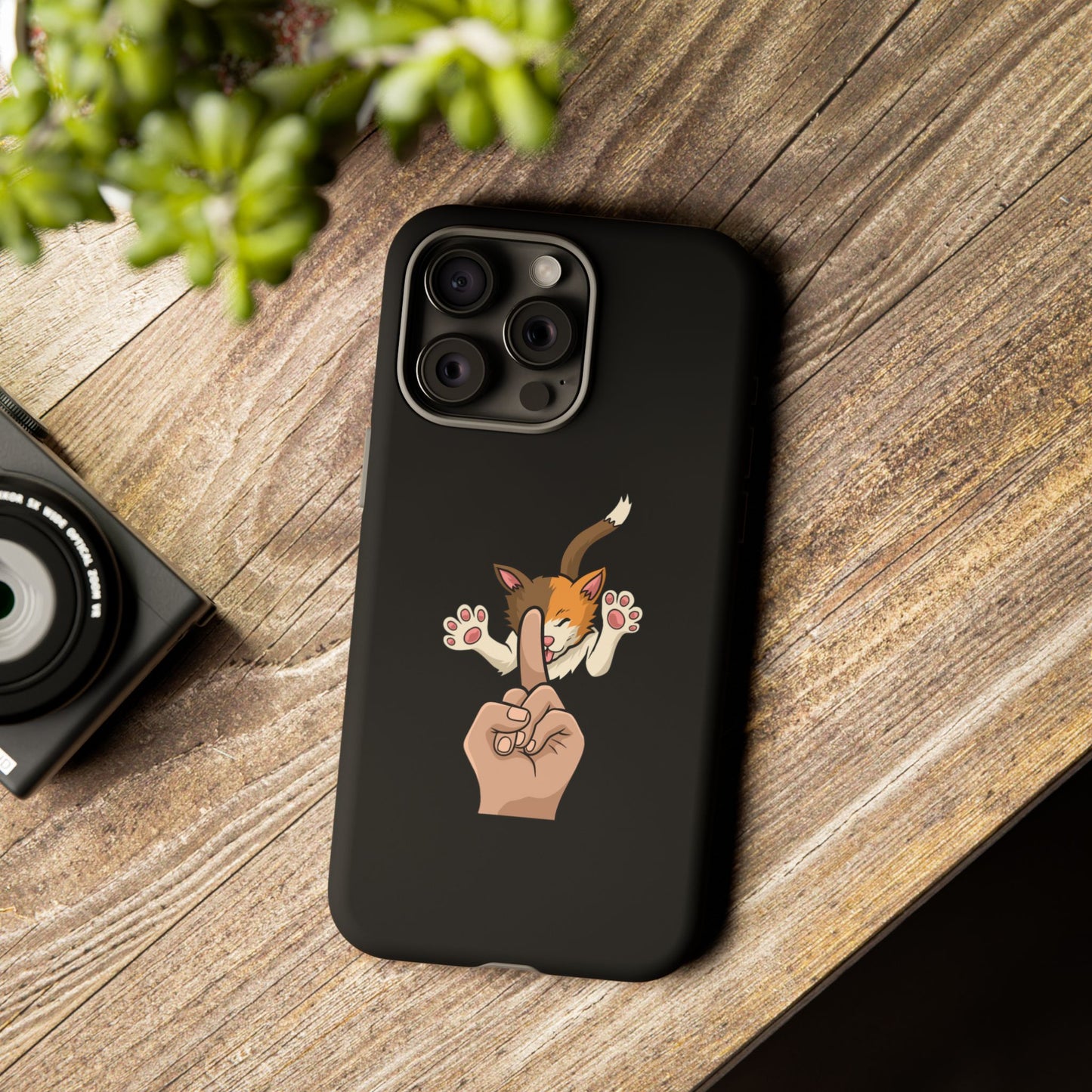 Annoyed cat Phone Case