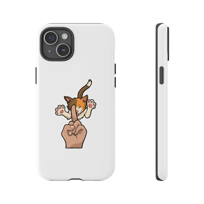 Annoyed cat Phone Case
