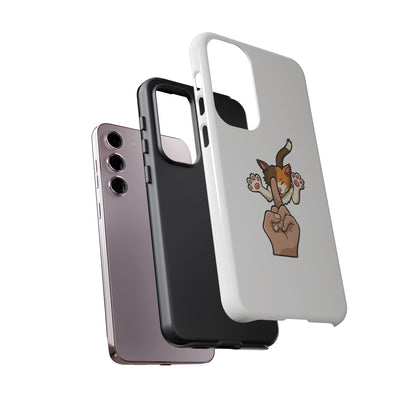 Annoyed cat Phone Case