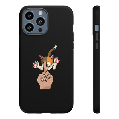 Annoyed cat Phone Case
