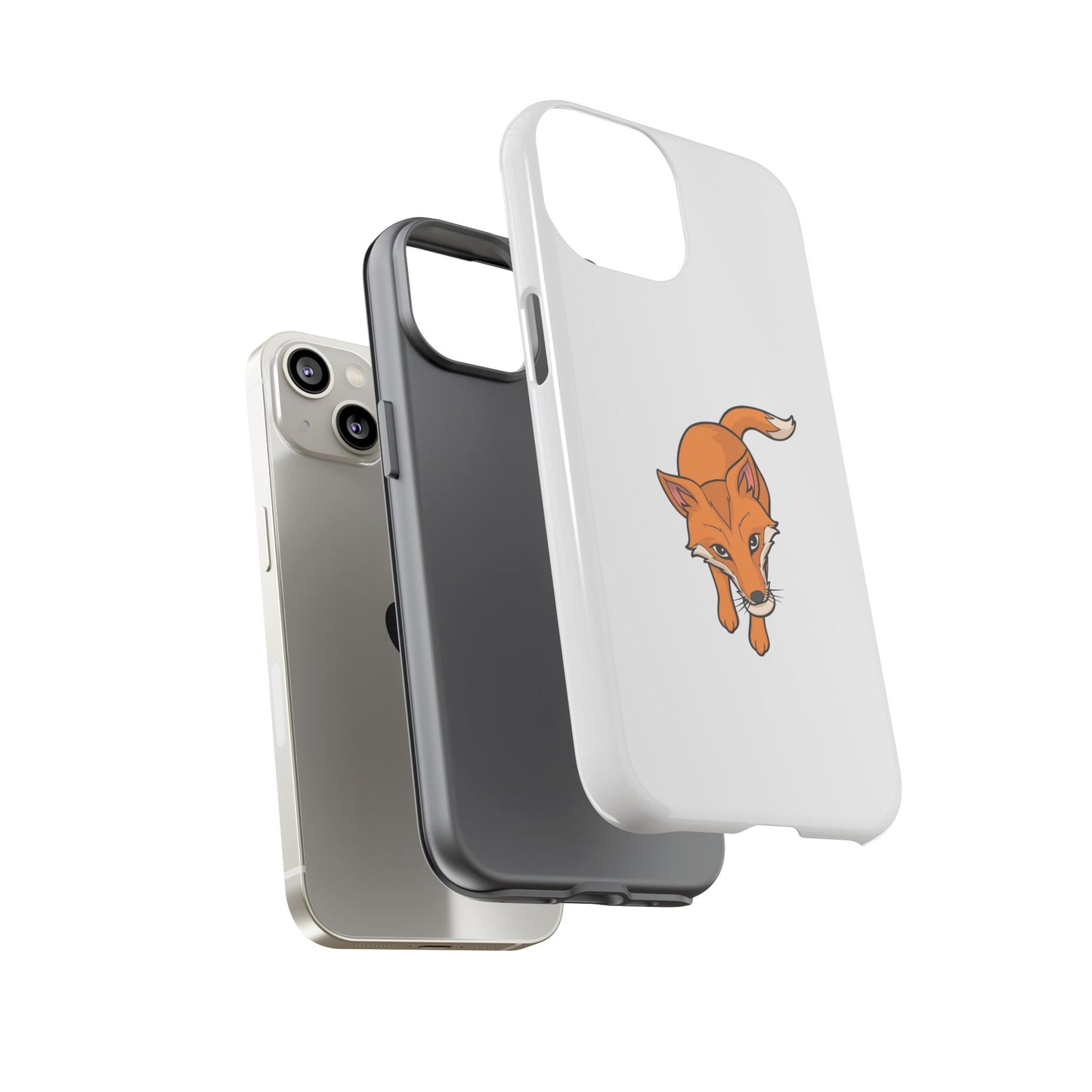 Fox with an egg Phone Case