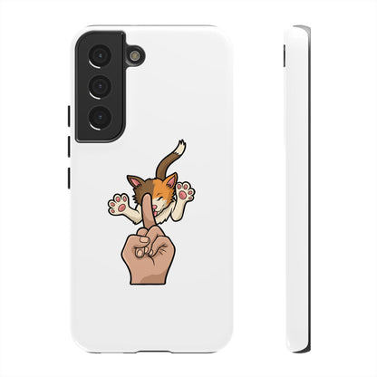 Annoyed cat Phone Case