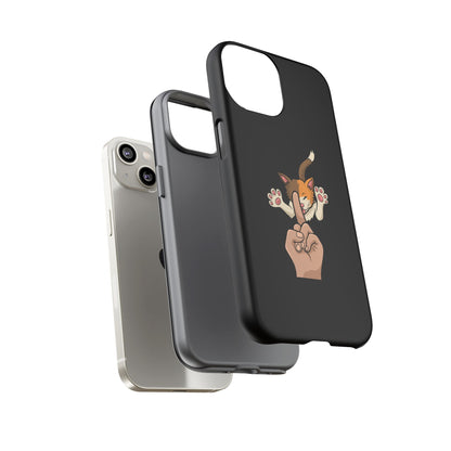 Annoyed cat Phone Case
