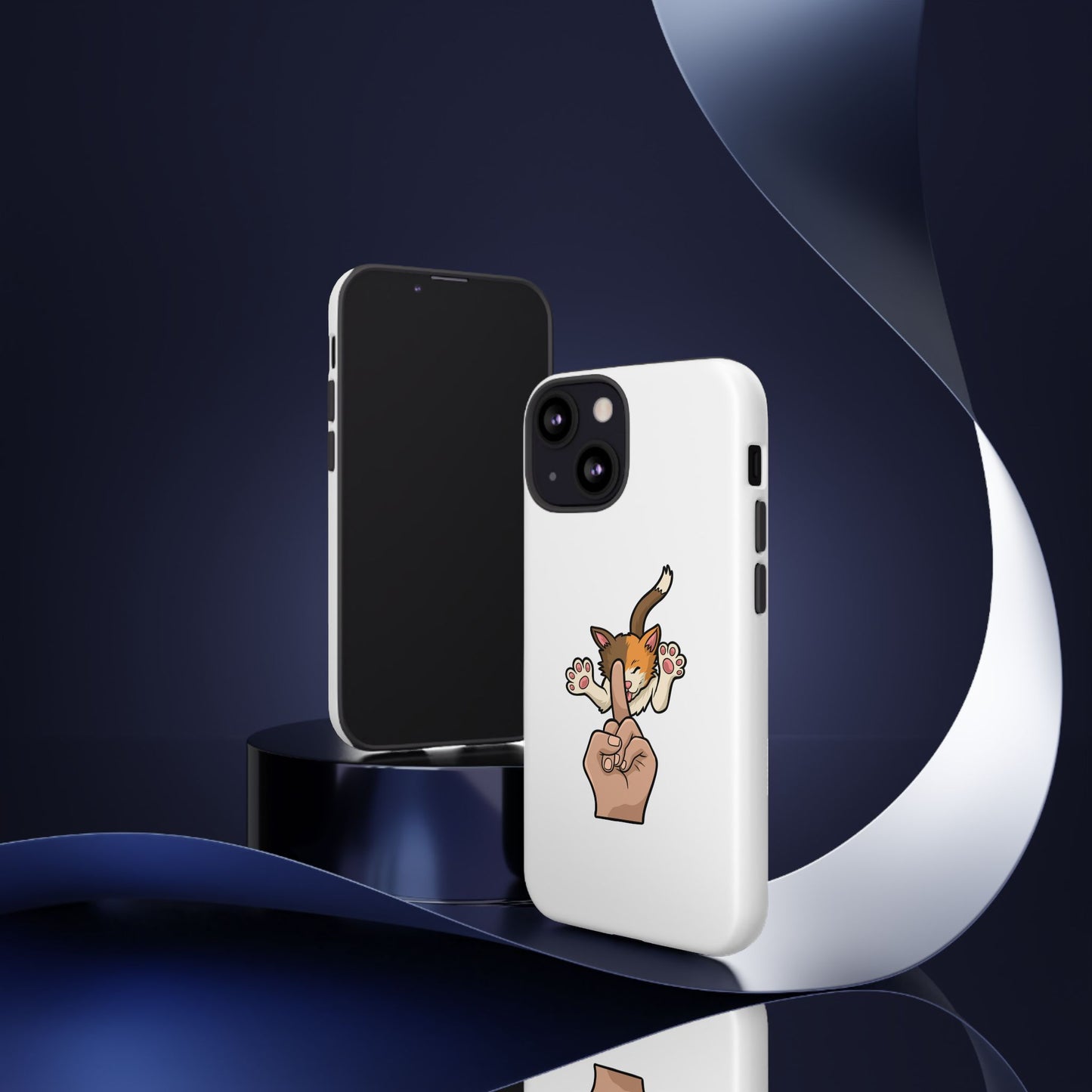 Annoyed cat Phone Case