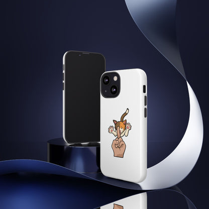 Annoyed cat Phone Case