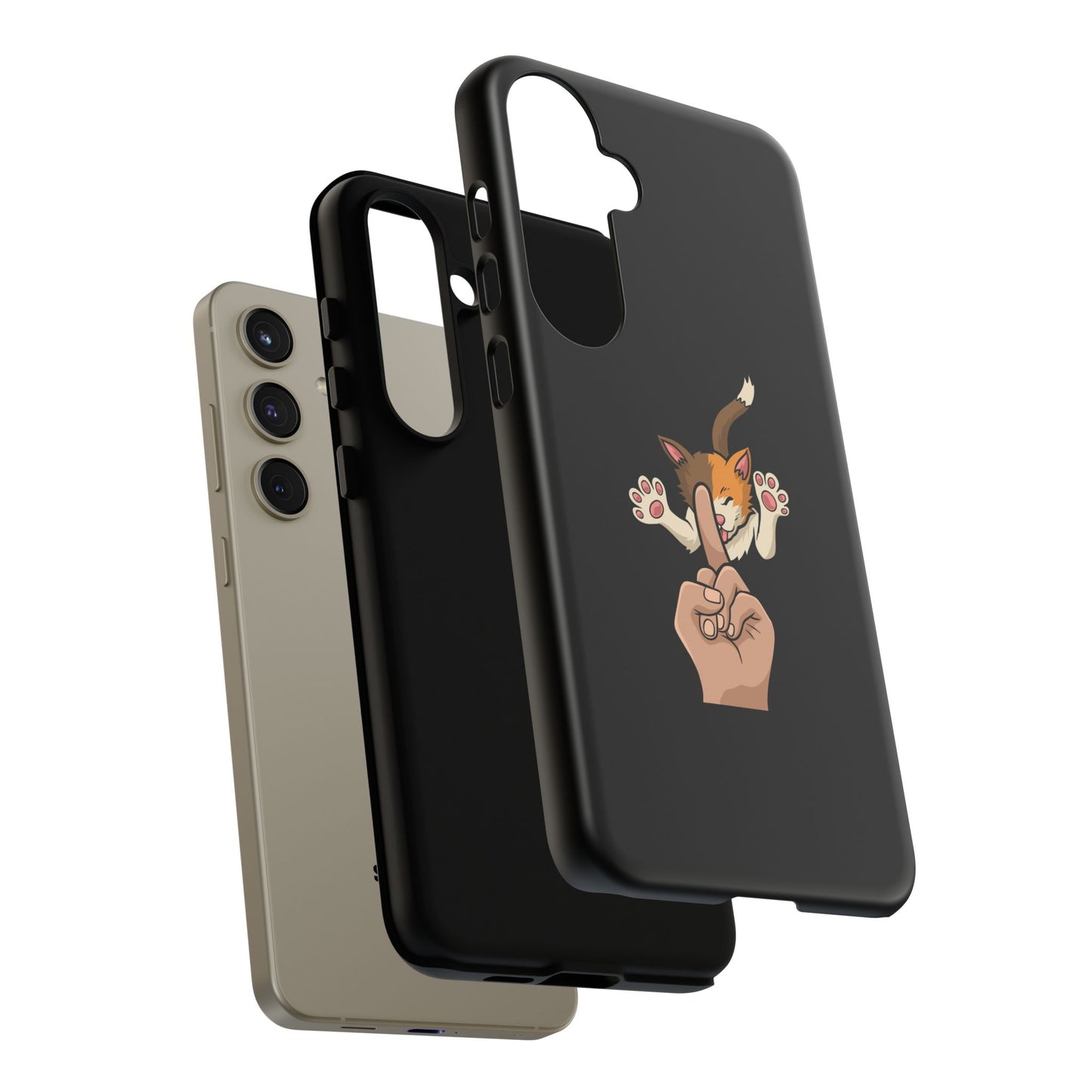 Annoyed cat Phone Case