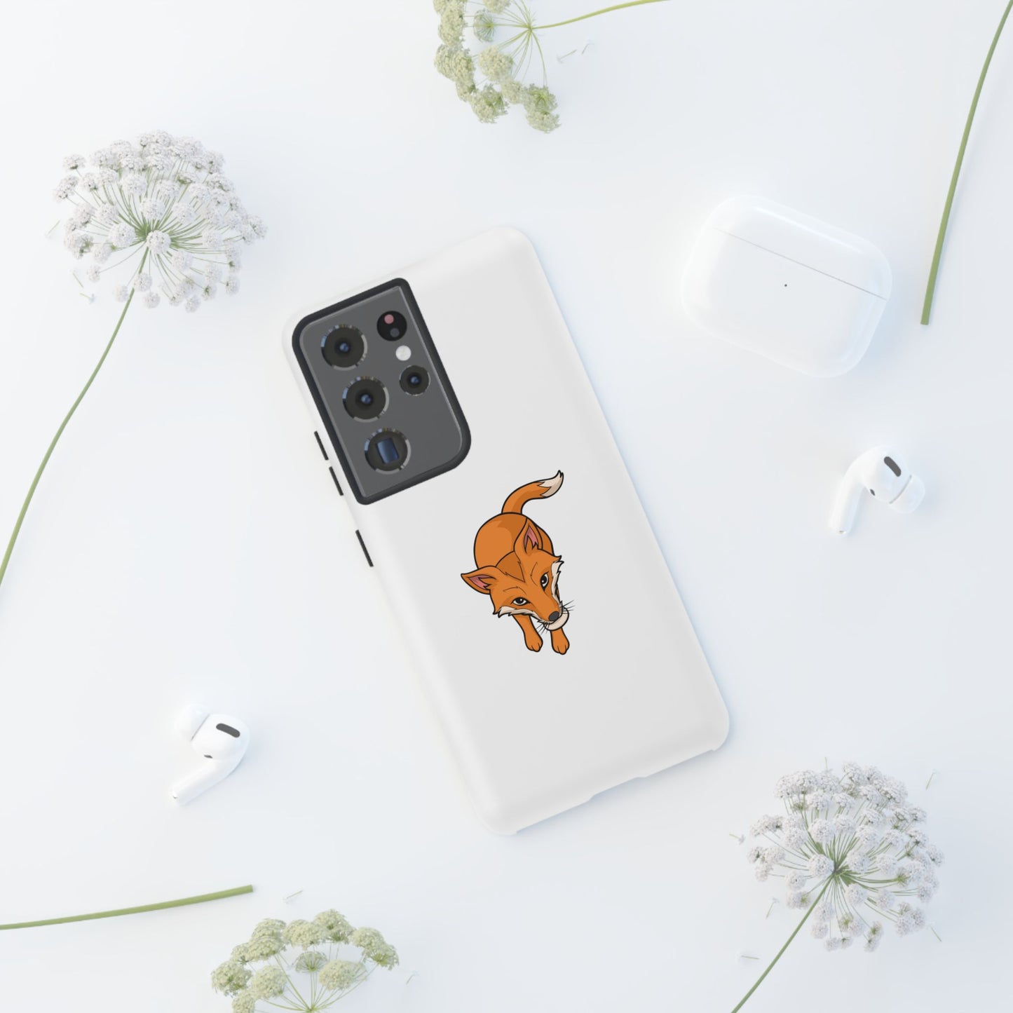 Fox with an egg Phone Case