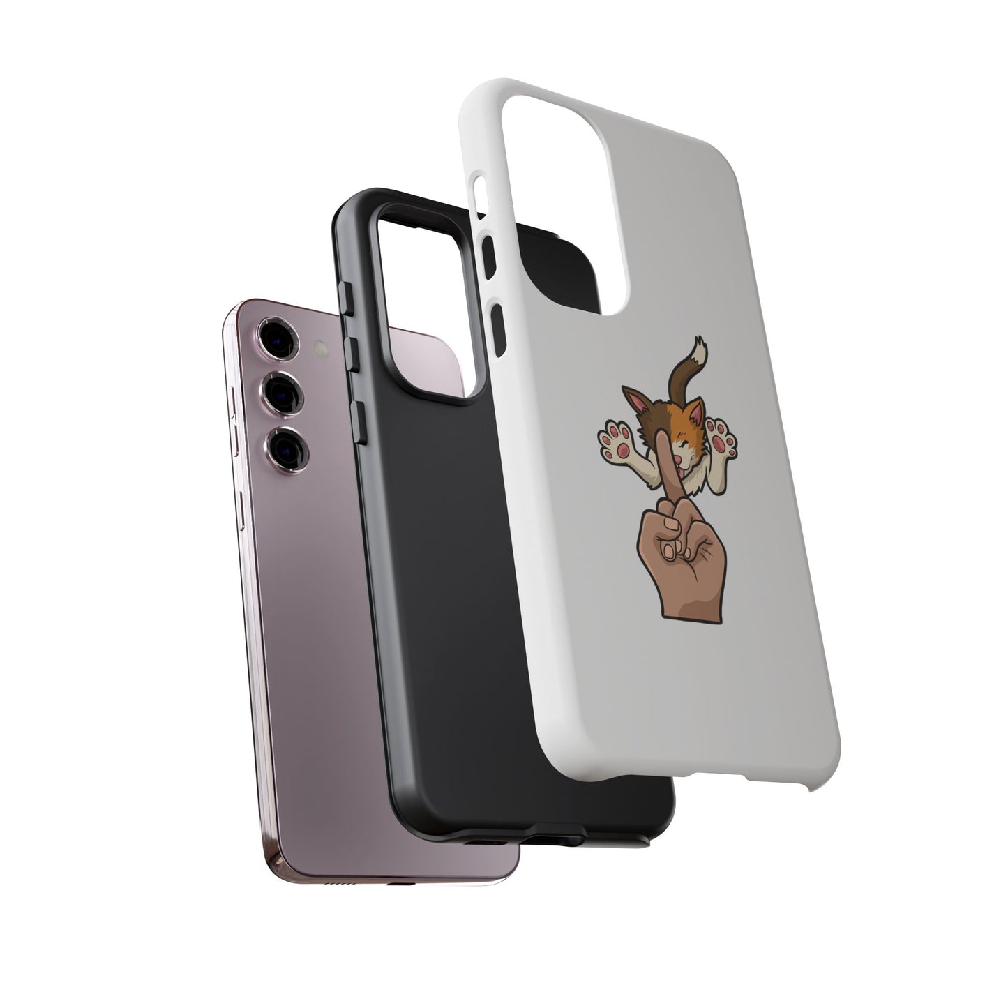 Annoyed cat Phone Case