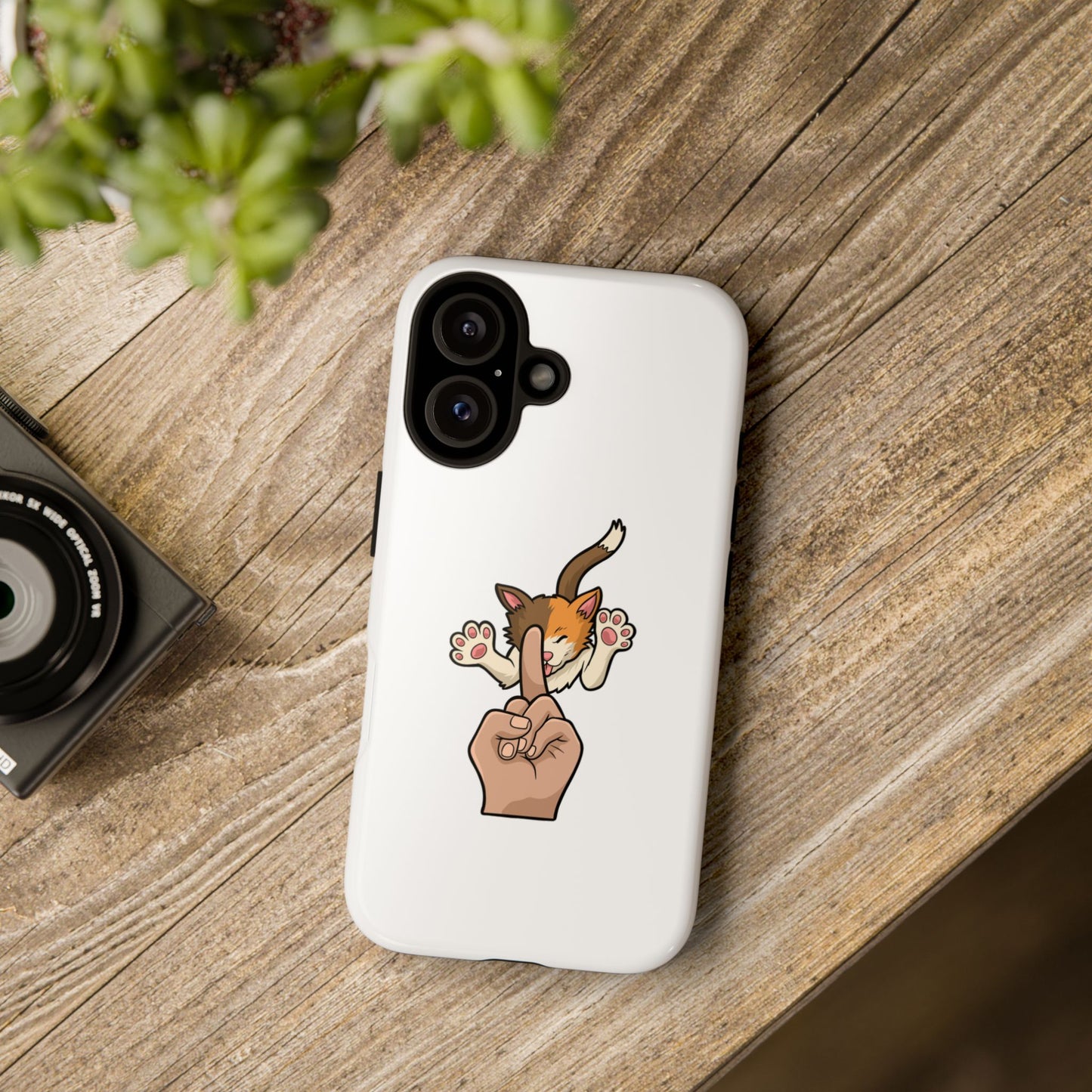 Annoyed cat Phone Case