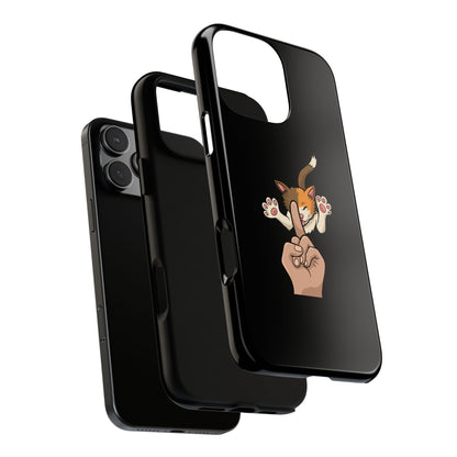Annoyed cat Phone Case