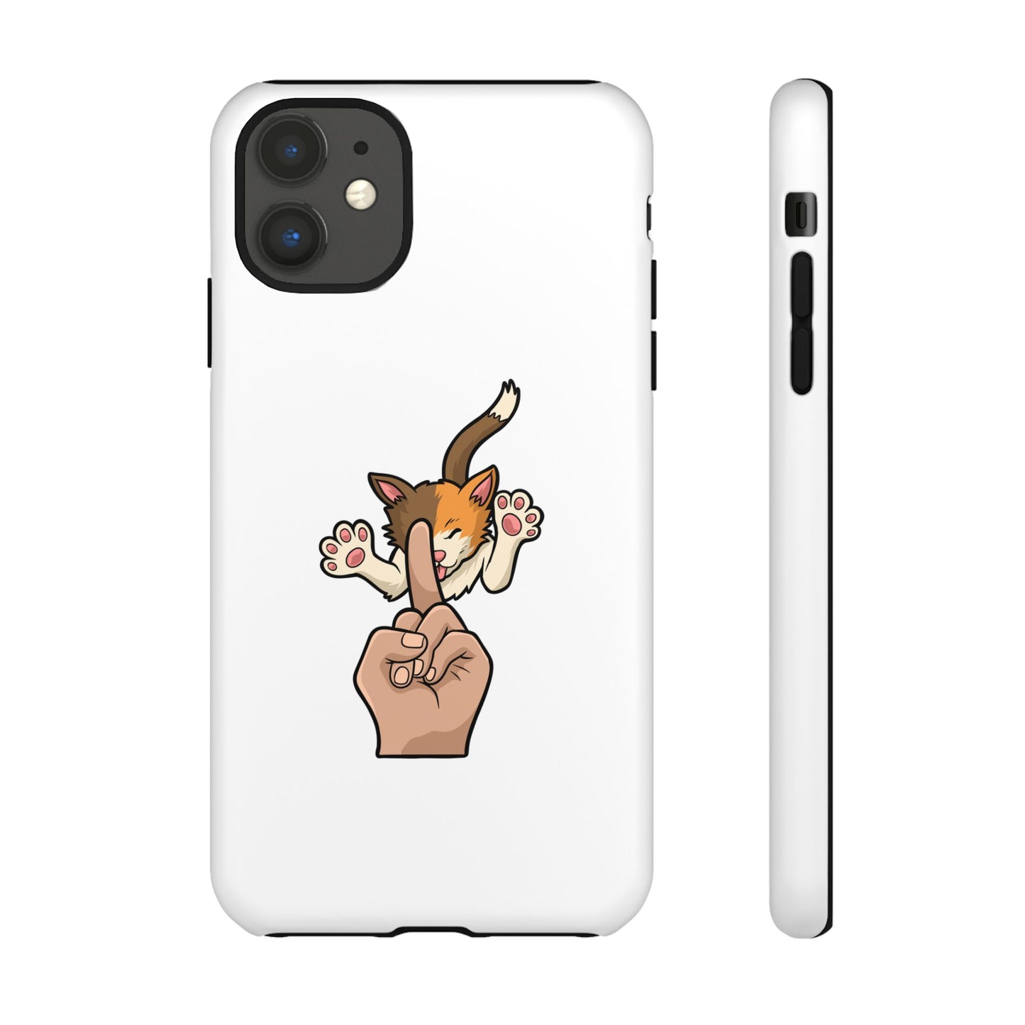 Annoyed cat Phone Case