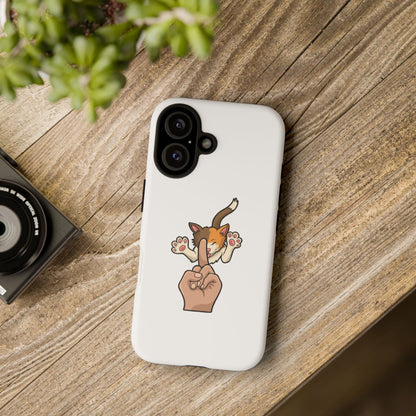 Annoyed cat Phone Case