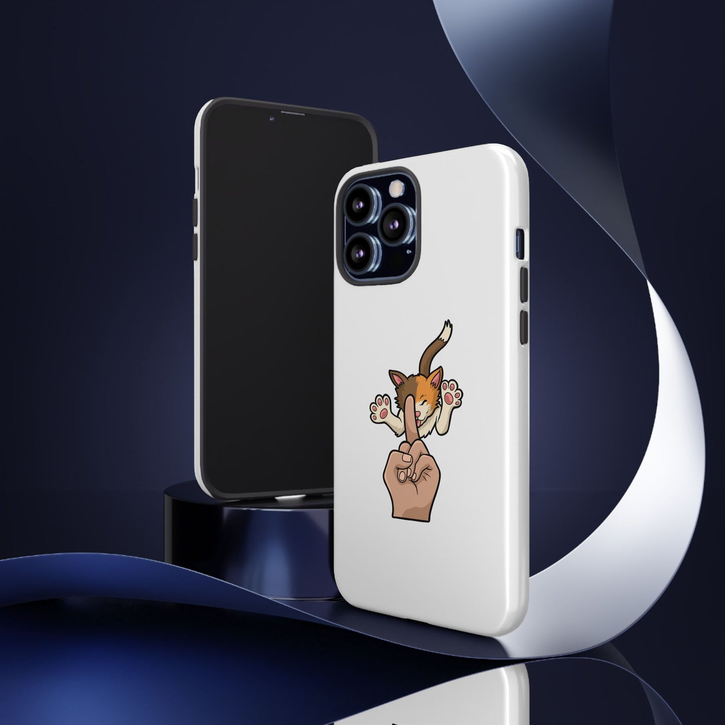 Annoyed cat Phone Case