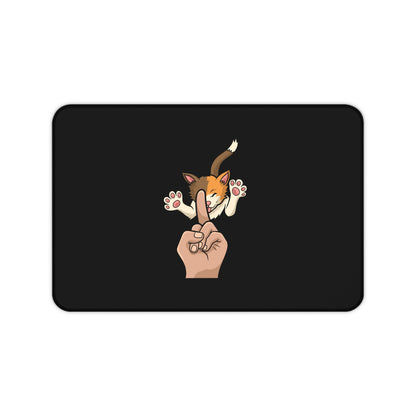 Annoyed cat Mouse Pad