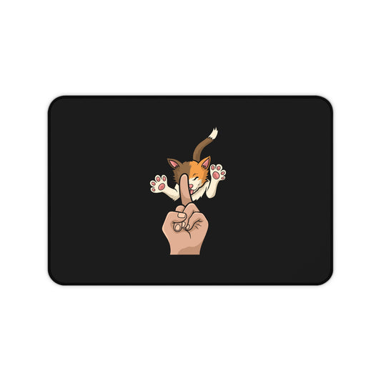 Annoyed cat Mouse Pad