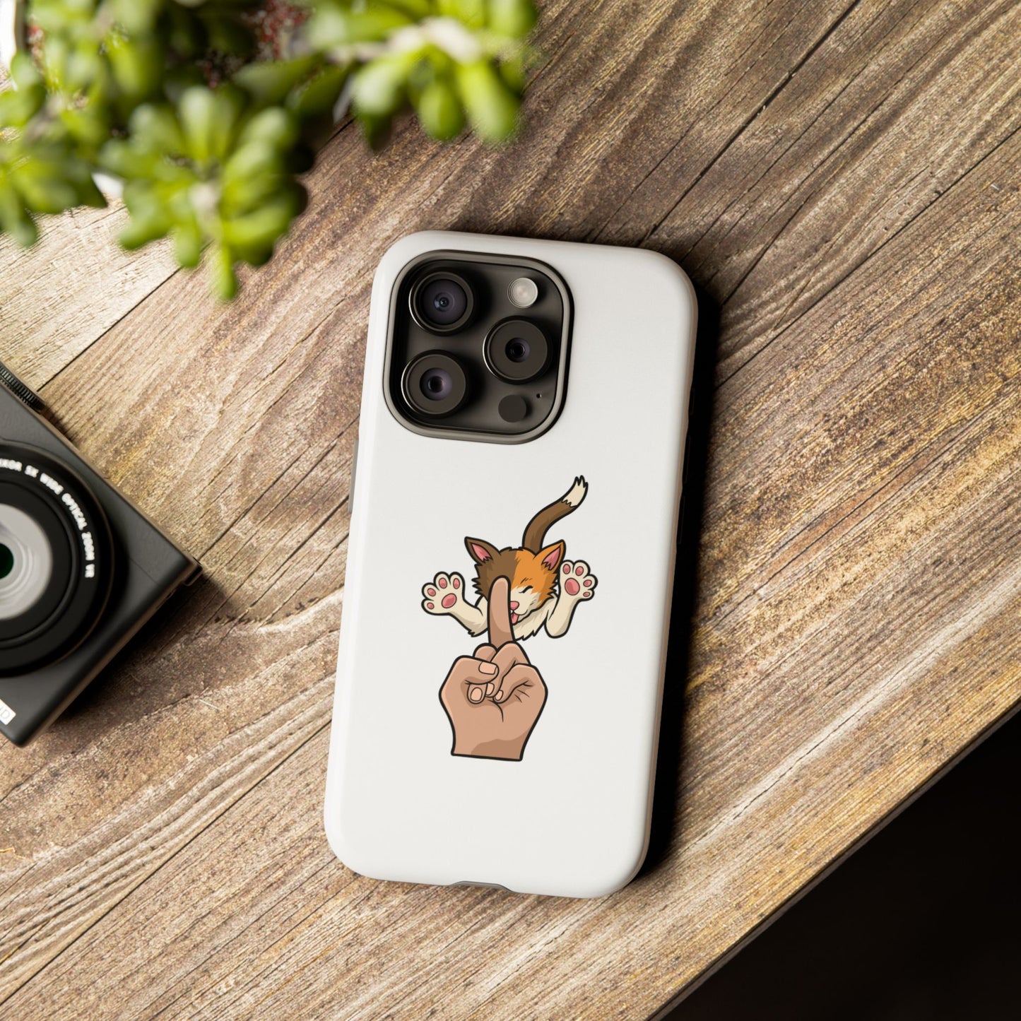 Annoyed cat Phone Case