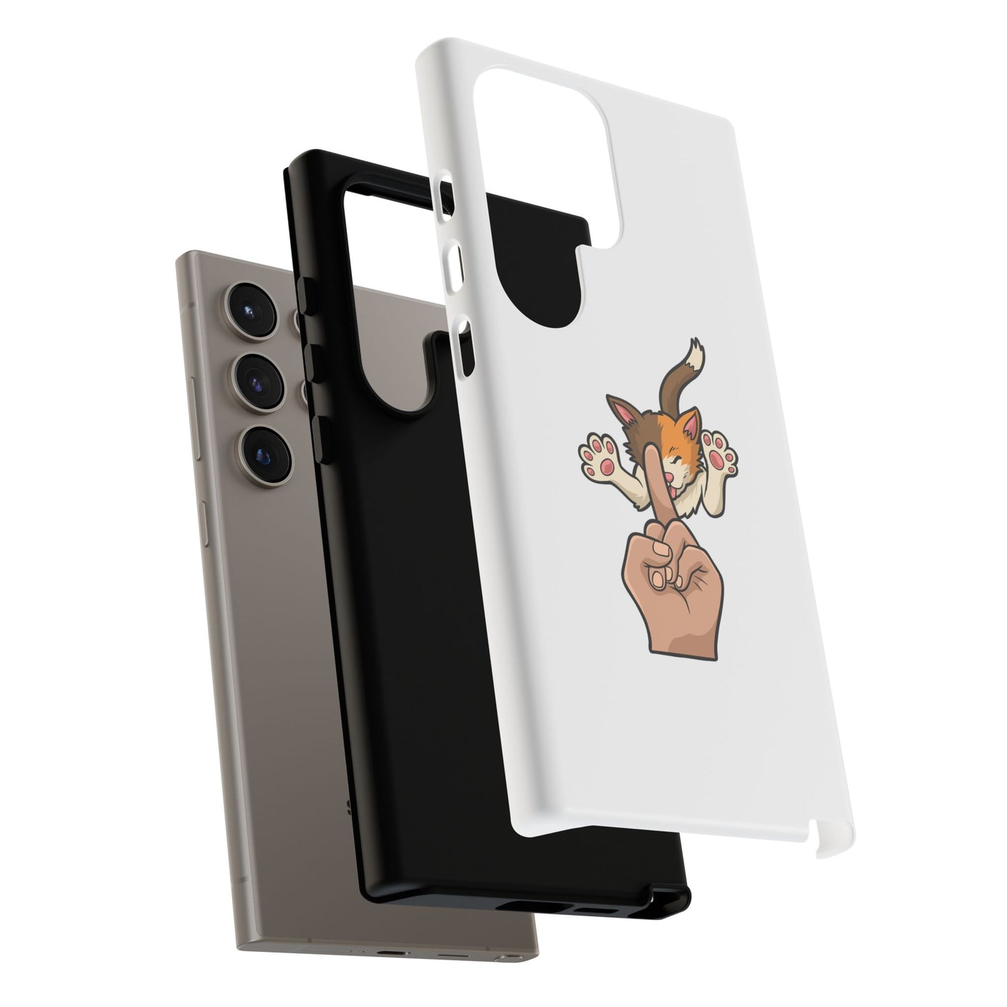 Annoyed cat Phone Case