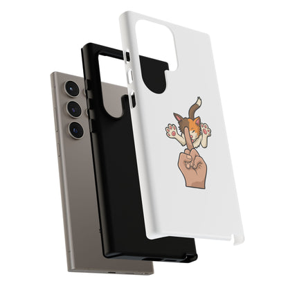 Annoyed cat Phone Case