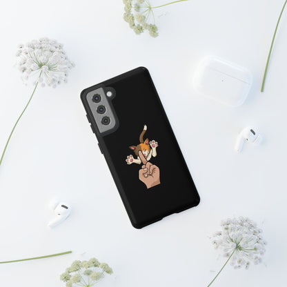 Annoyed cat Phone Case