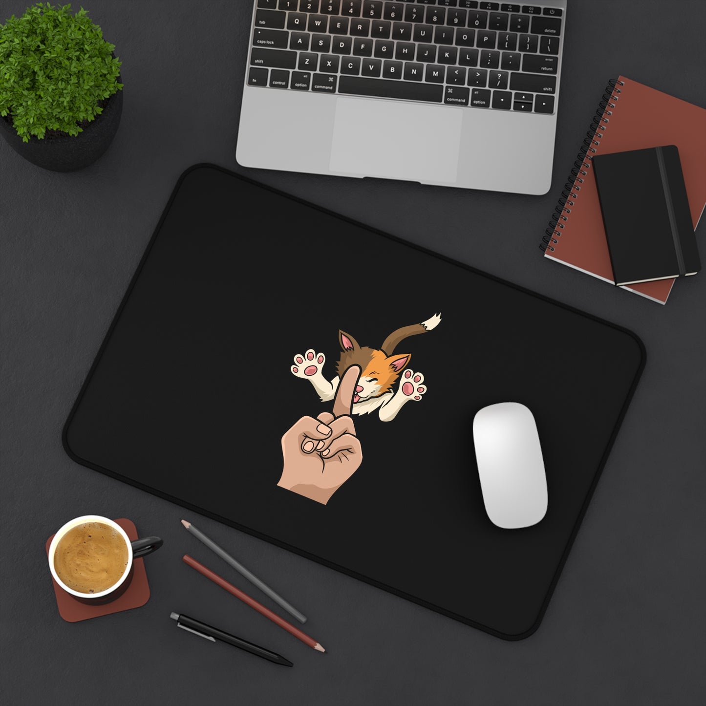 Annoyed cat Mouse Pad
