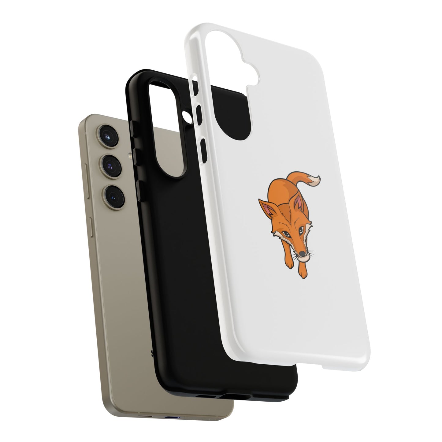 Fox with an egg Phone Case