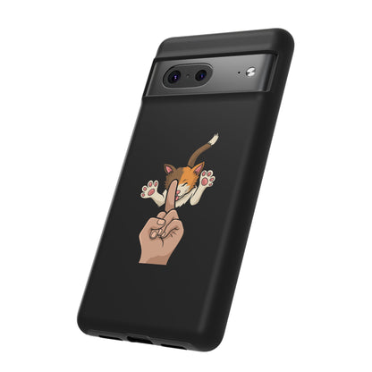 Annoyed cat Phone Case