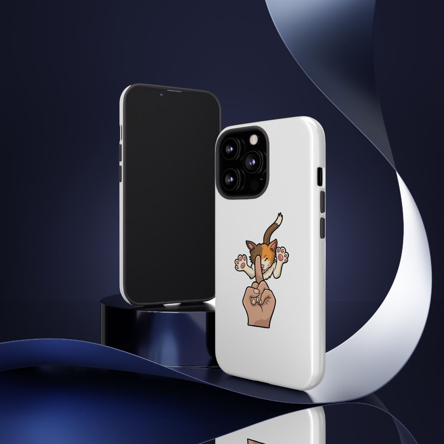 Annoyed cat Phone Case