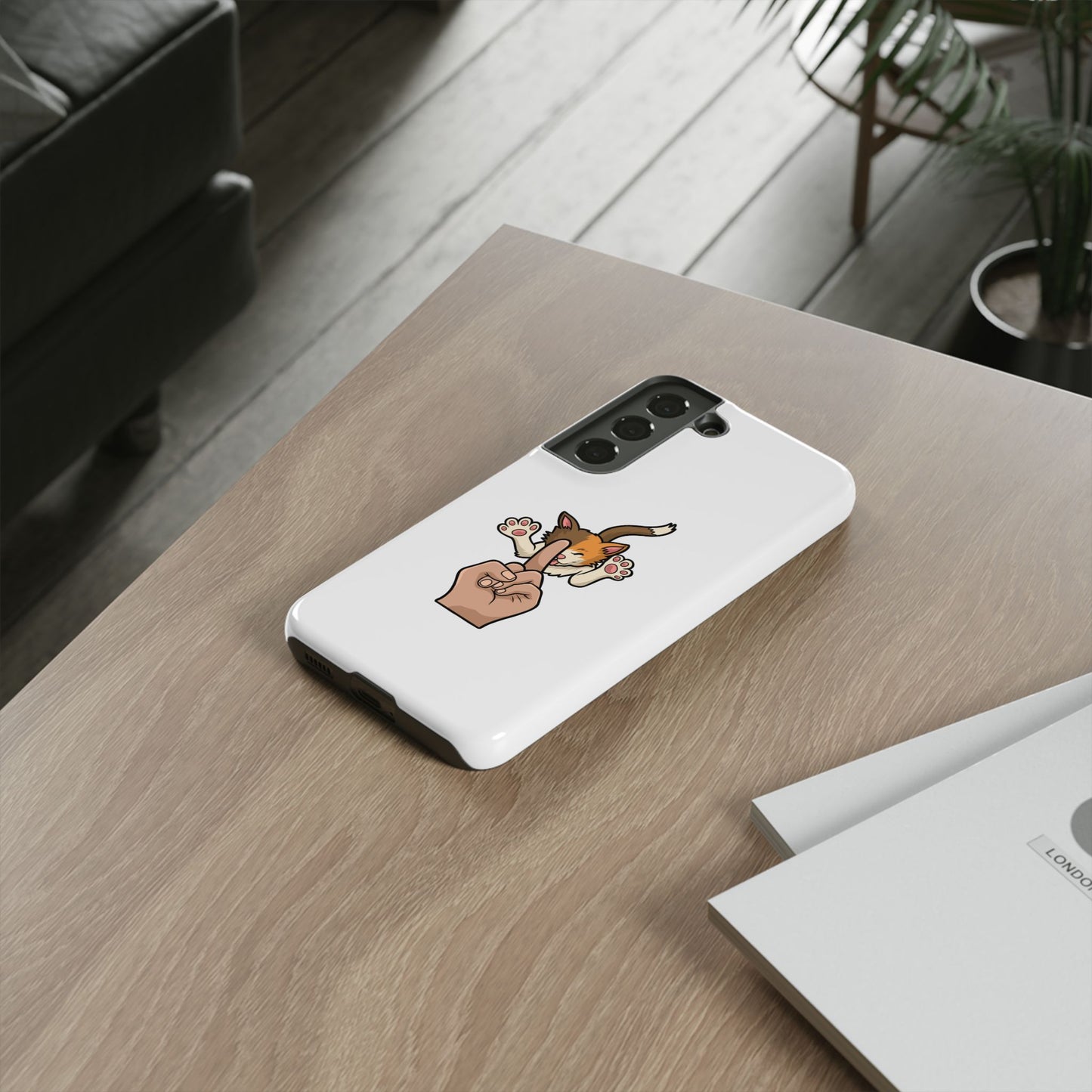 Annoyed cat Phone Case