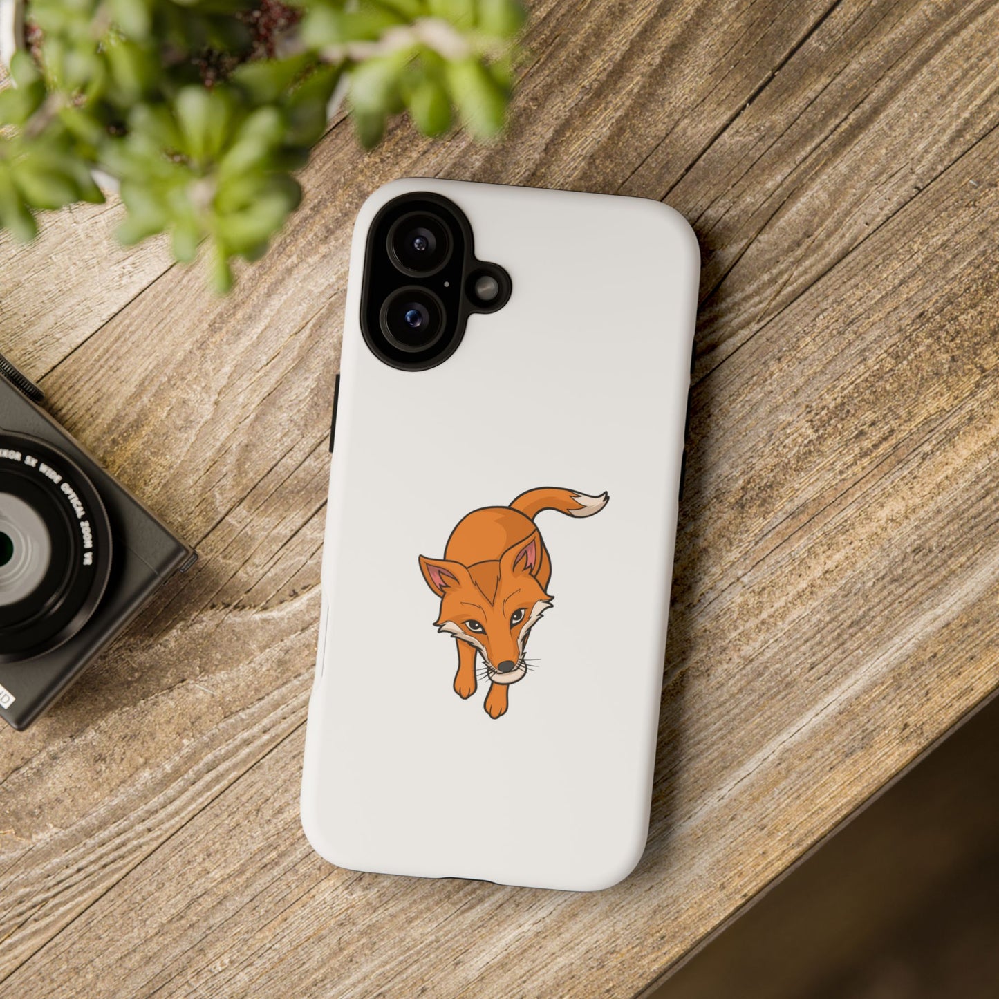 Fox with an egg Phone Case