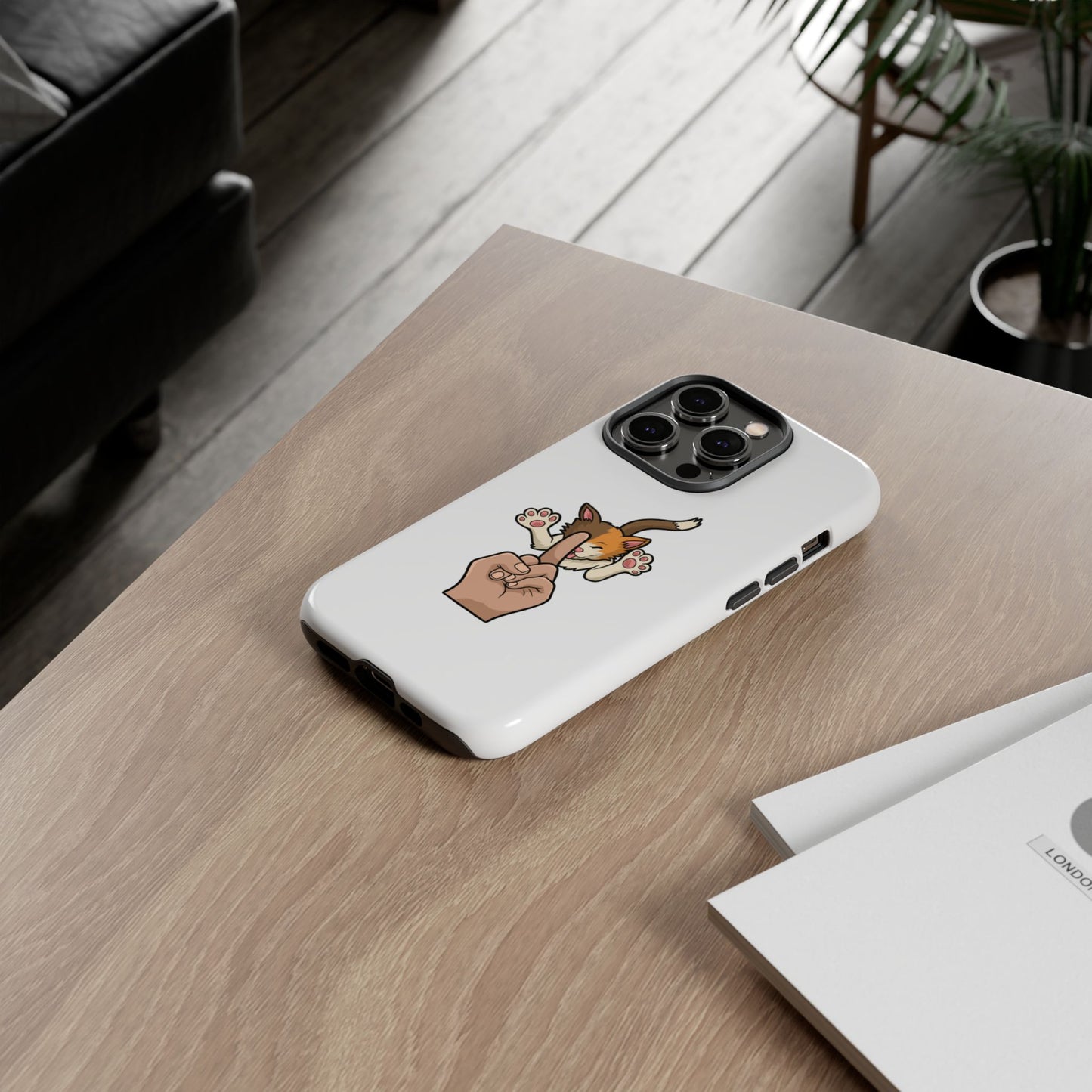 Annoyed cat Phone Case