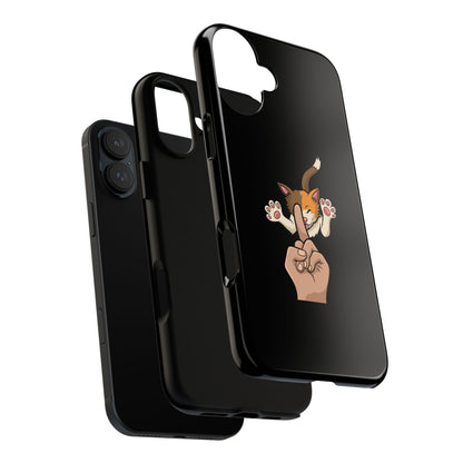 Annoyed cat Phone Case