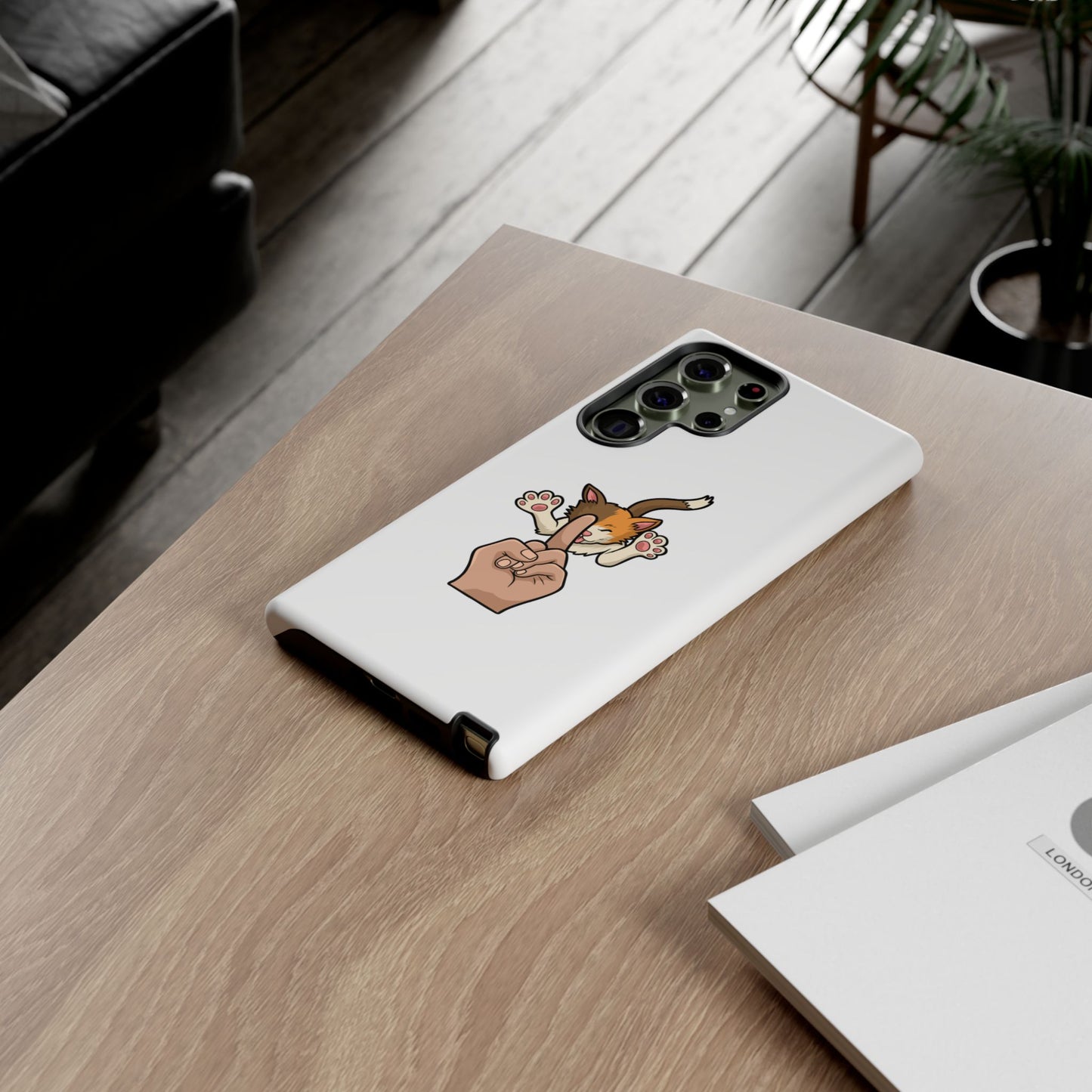 Annoyed cat Phone Case