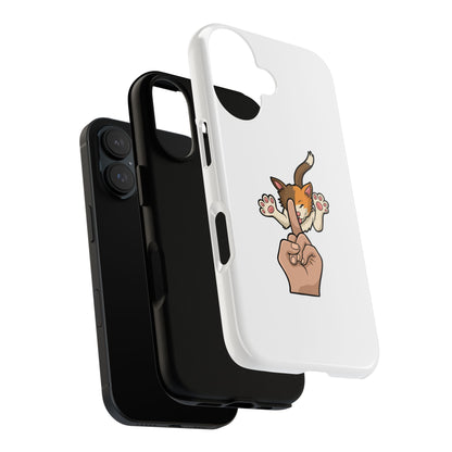 Annoyed cat Phone Case