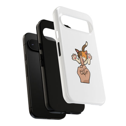 Annoyed cat Phone Case