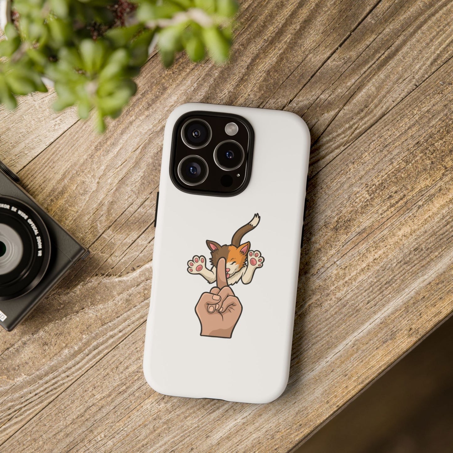 Annoyed cat Phone Case