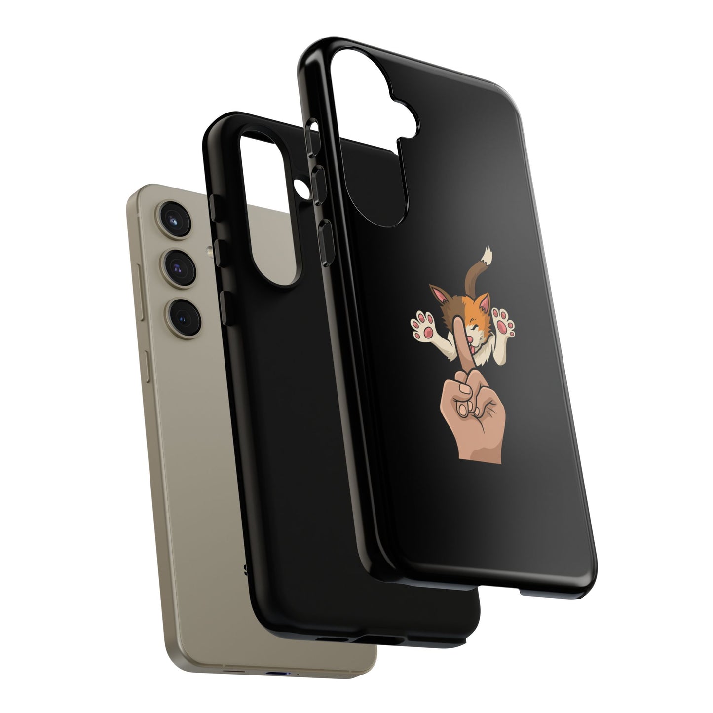 Annoyed cat Phone Case