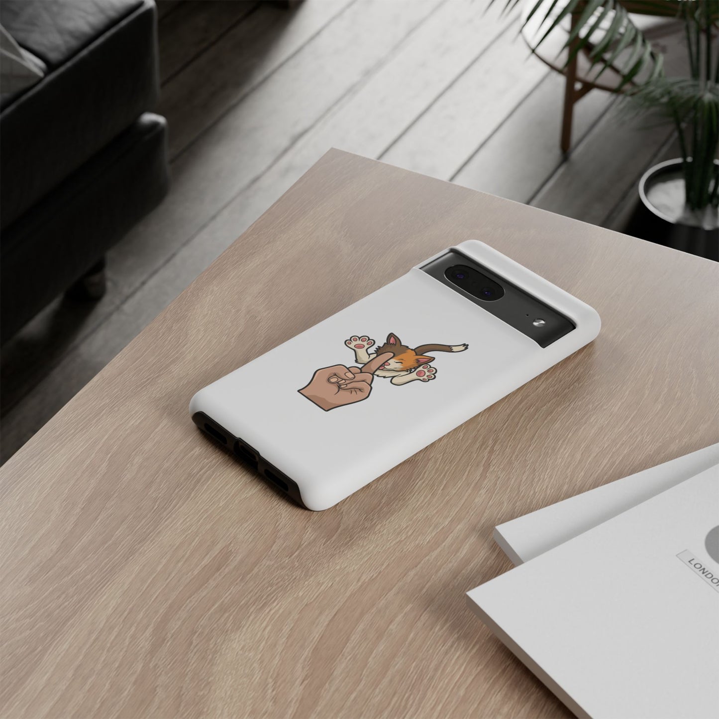Annoyed cat Phone Case