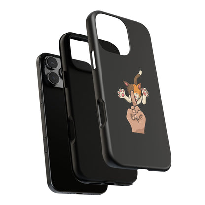 Annoyed cat Phone Case