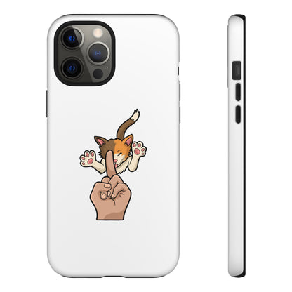 Annoyed cat Phone Case