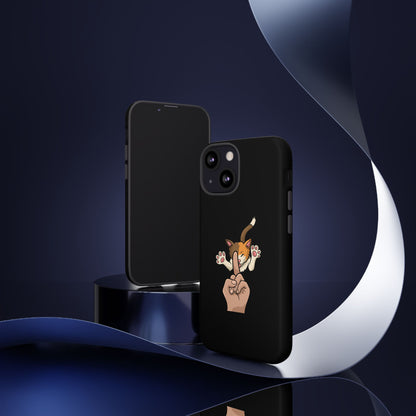 Annoyed cat Phone Case