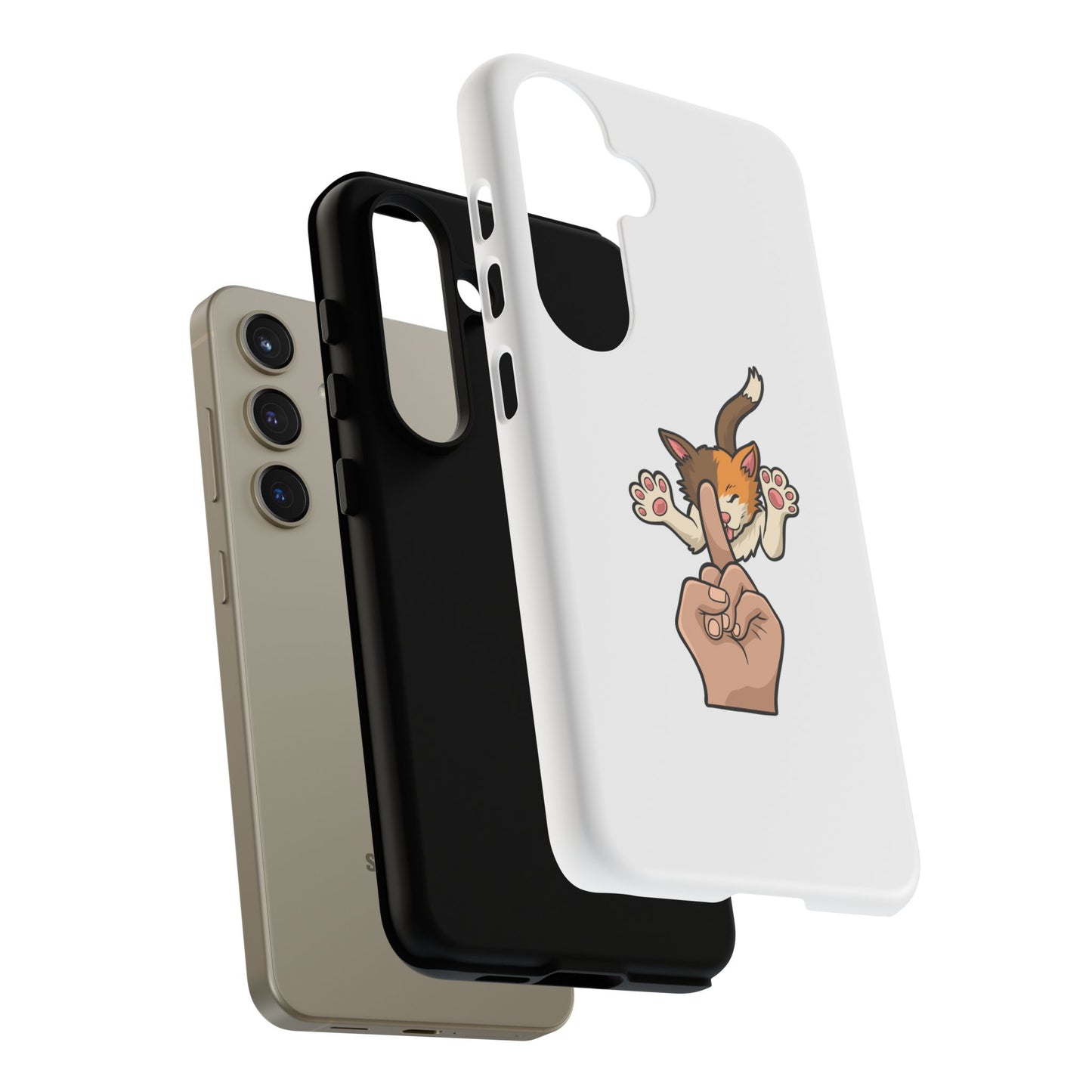 Annoyed cat Phone Case