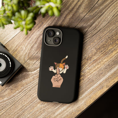 Annoyed cat Phone Case