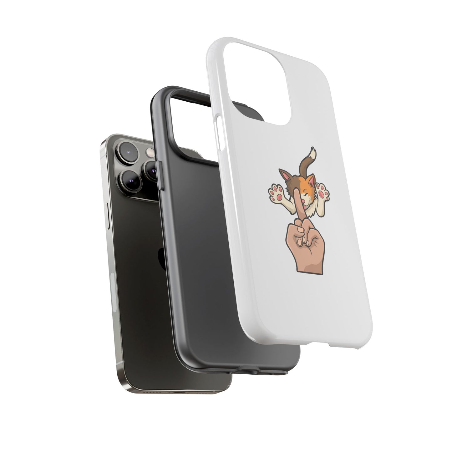 Annoyed cat Phone Case